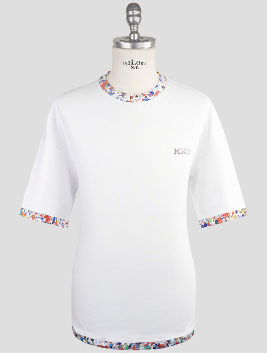 Kiton Knt White Cotton T-Shirt