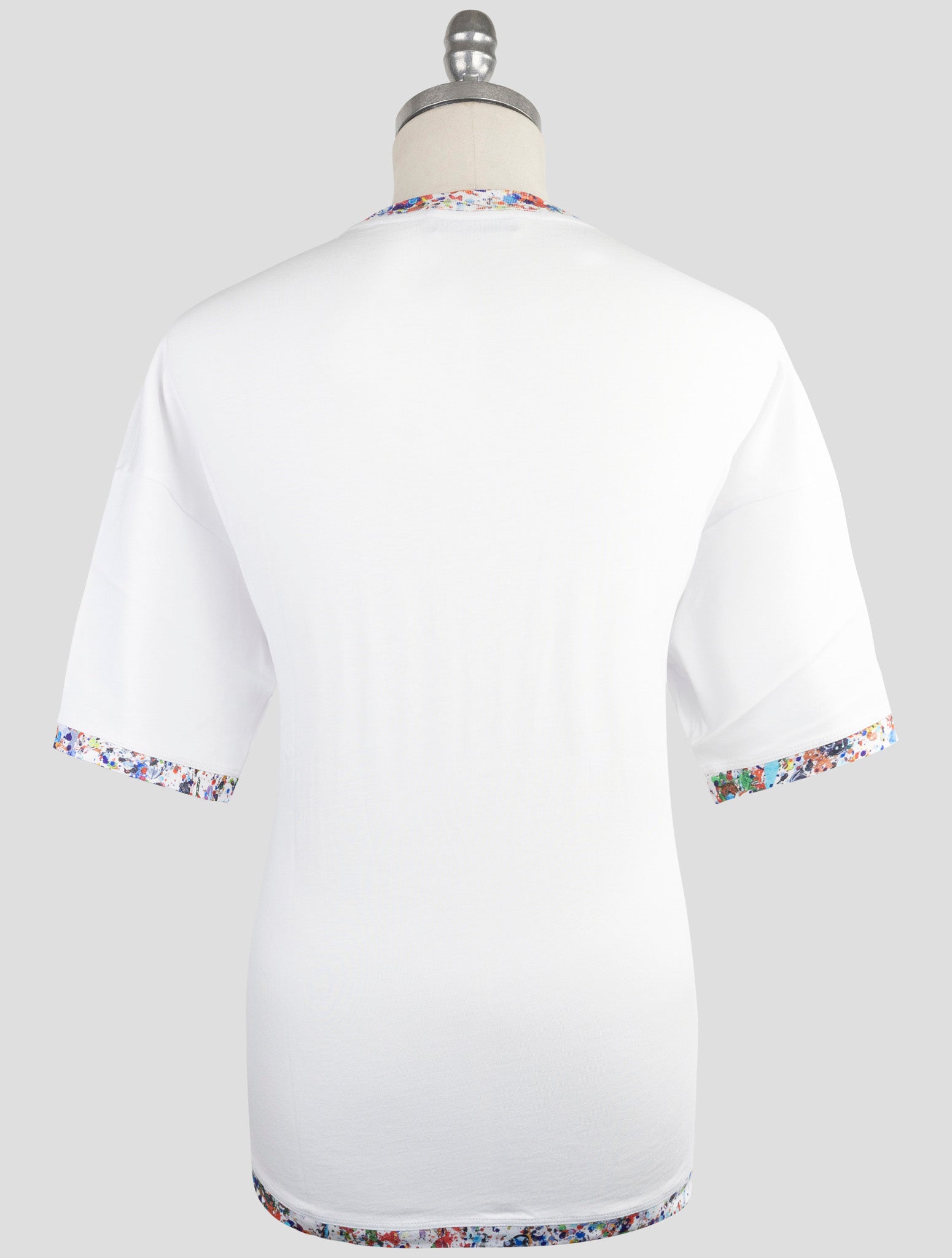 Kiton Knt White Cotton T-Shirt
