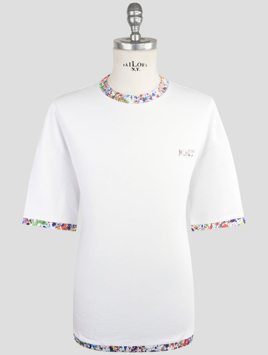 Kiton Knt White Cotton T-Shirt