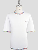 Kiton Knt White Cotton T-Shirt