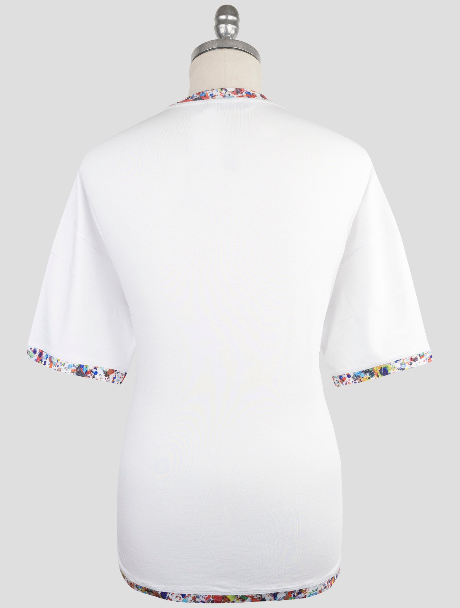 Kiton Knt White Cotton T-Shirt