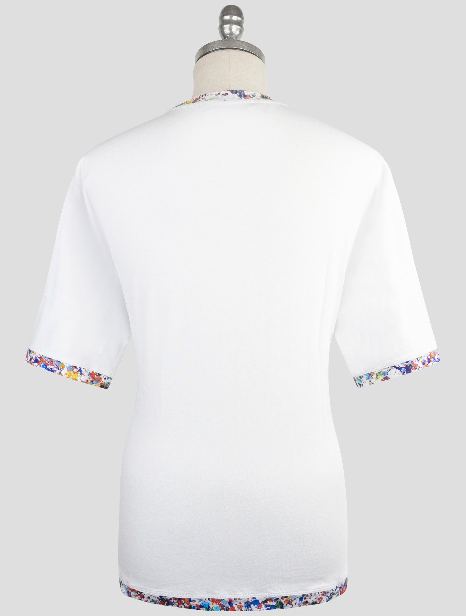 Kiton Knt White Cotton T-Shirt