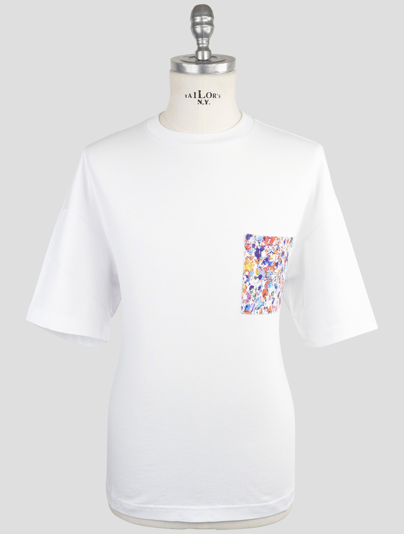 Kiton Knt White Cotton T-Shirt