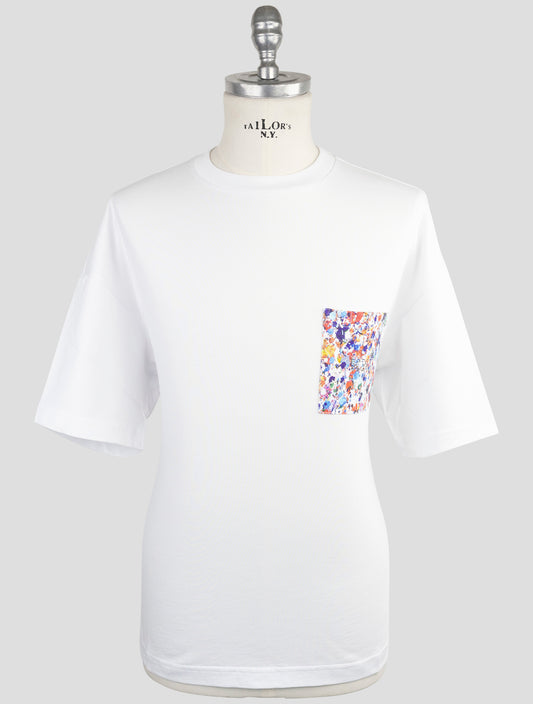 Kiton Knt White Cotton T-Shirt