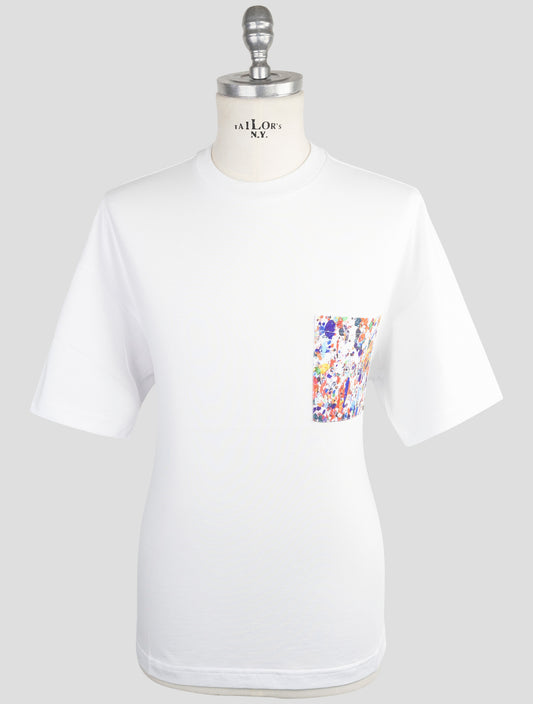 Kiton Knt White Cotton T-Shirt