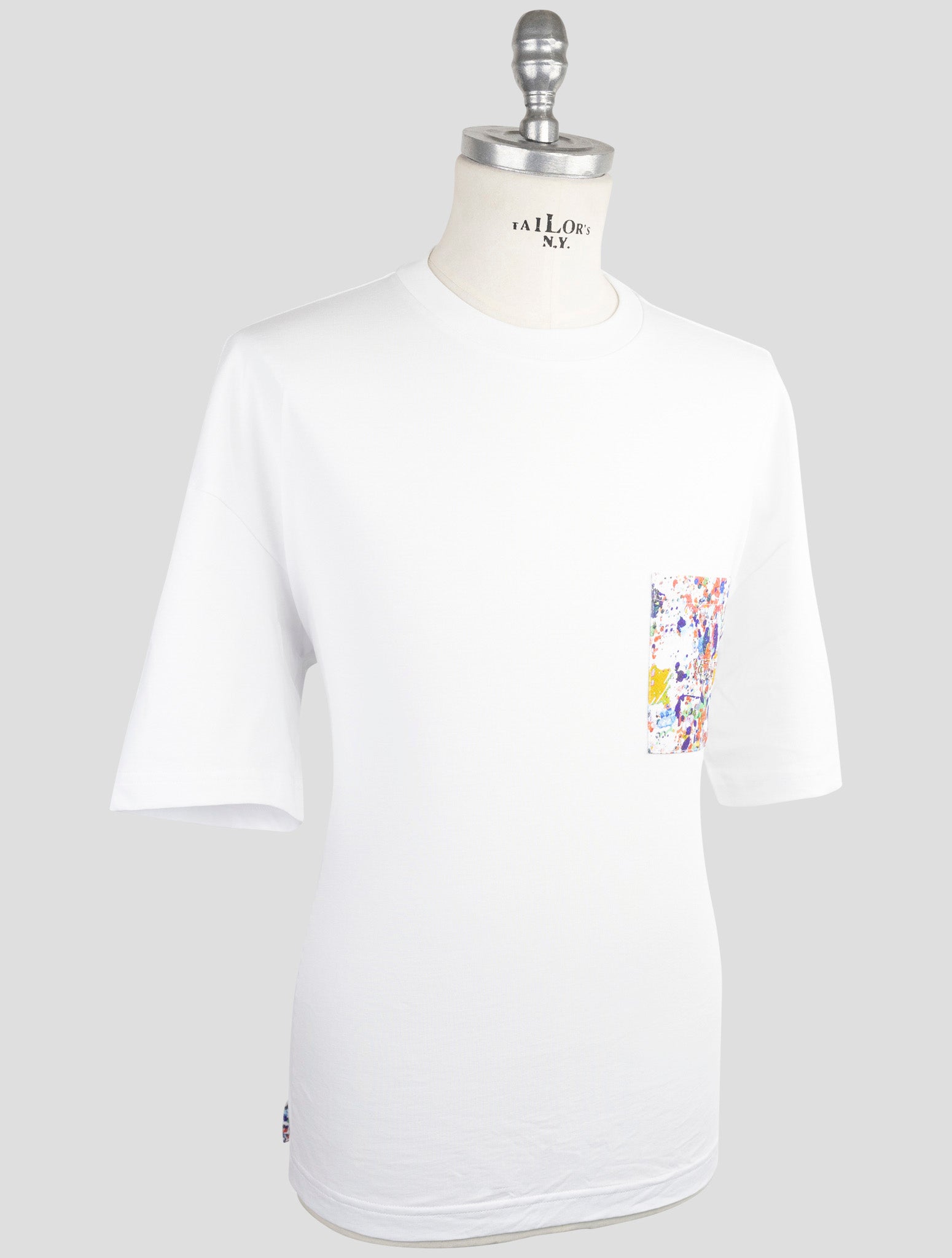 Kiton Knt White Cotton T-Shirt