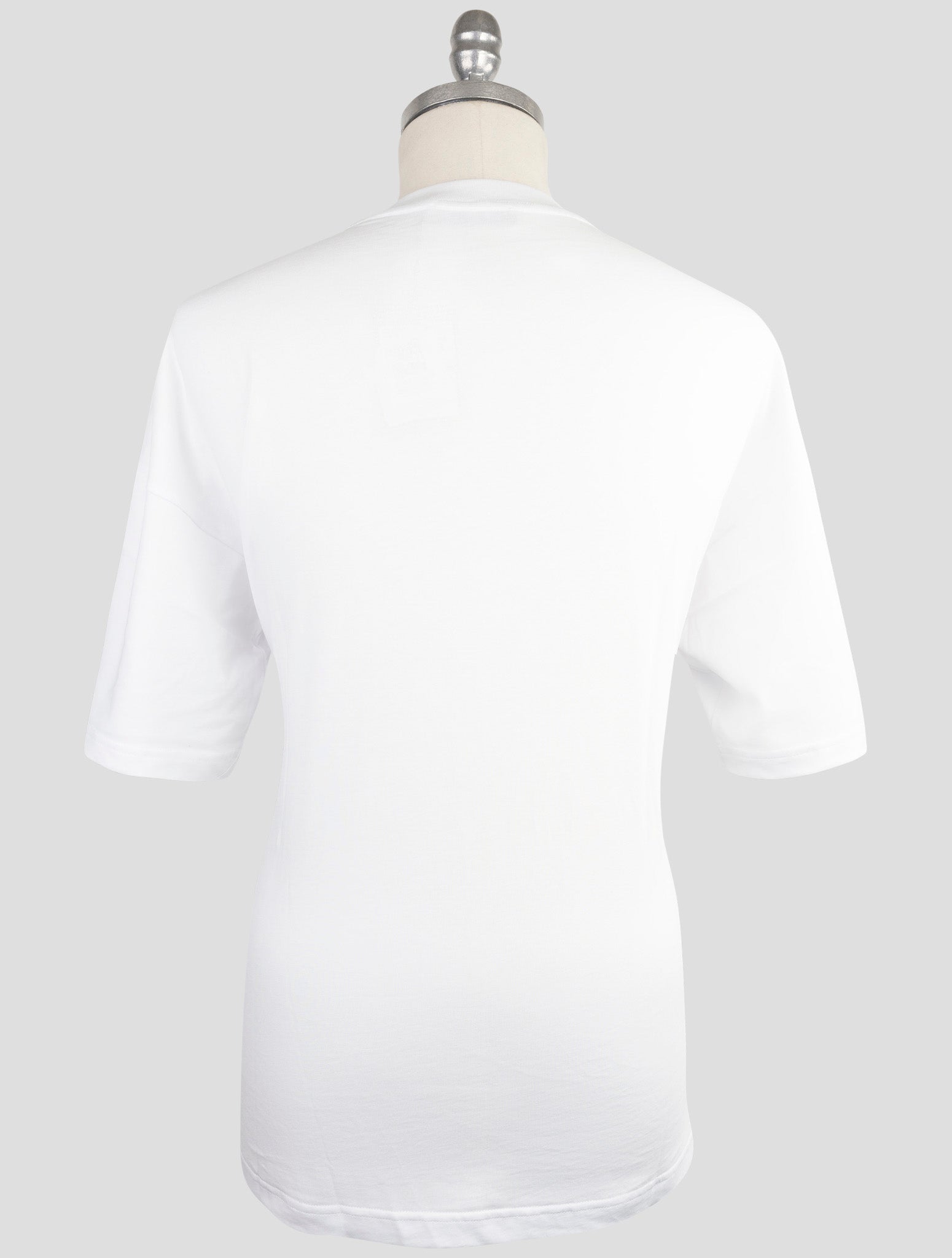 Kiton Knt White Cotton T-Shirt