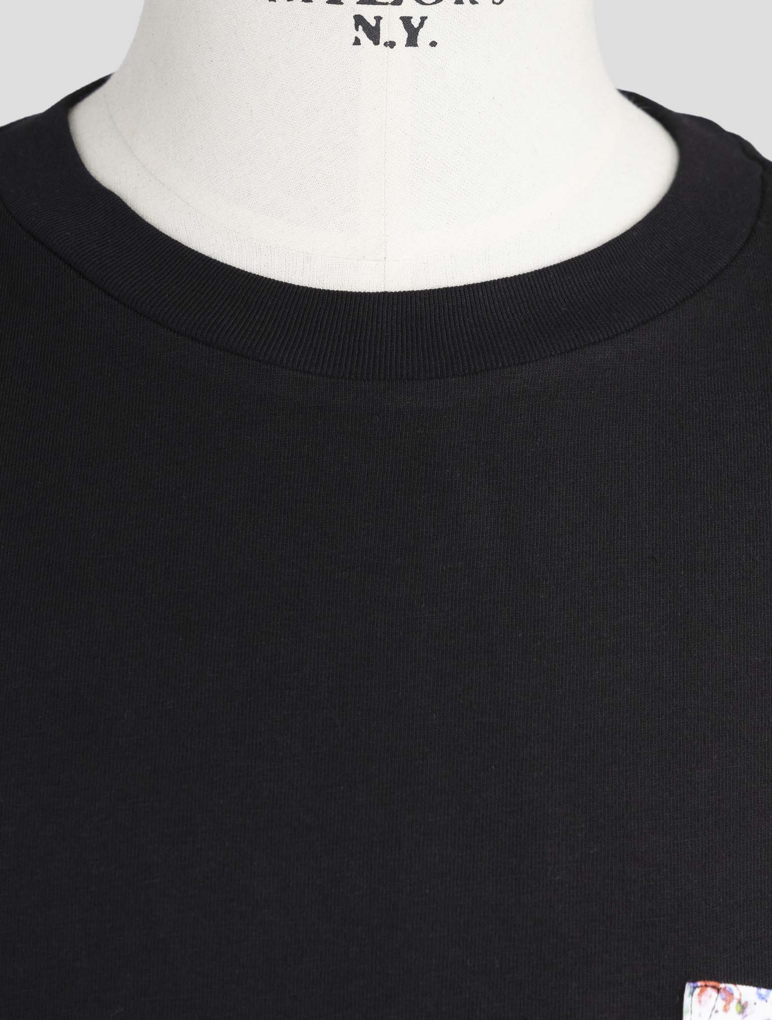 Kiton Knt Black Cotton T-Shirt
