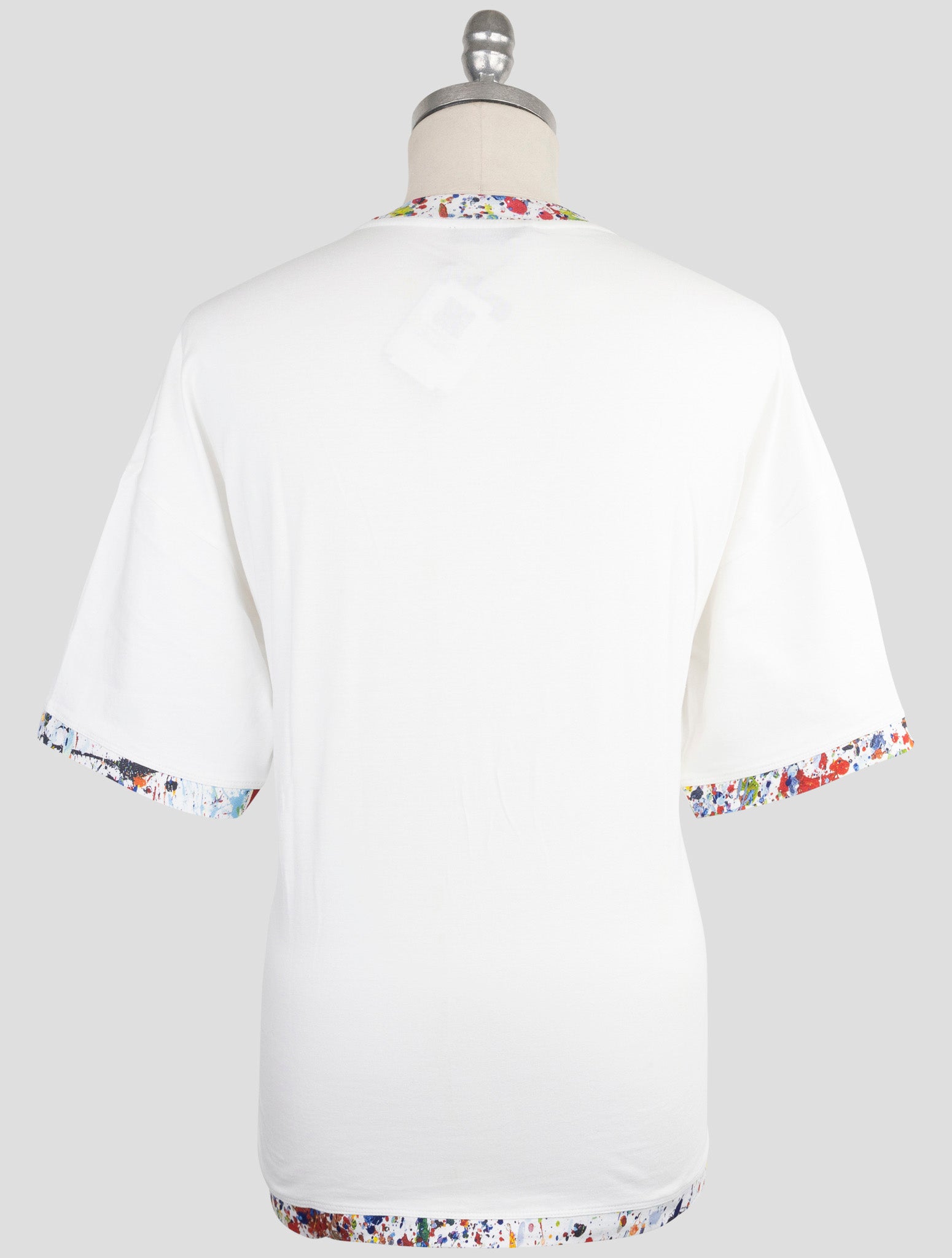 Kiton Knt White Cotton T-Shirt