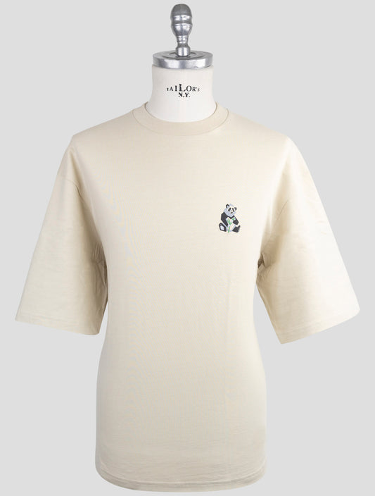 Kiton Knt Beige Cotton Special Edition T-Shirt