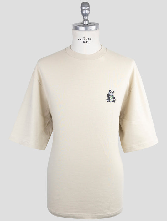 Kiton Knt Beige Cotton Special Edition T-Shirt