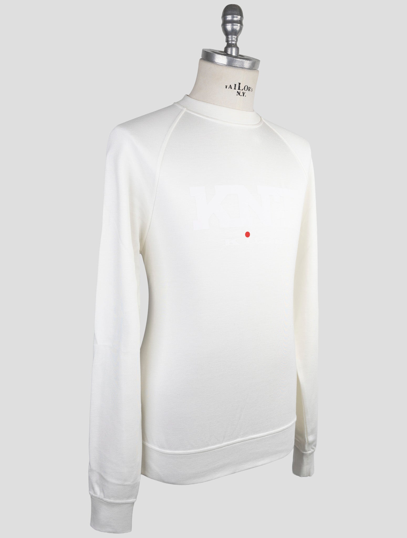 Kiton Knt White Viscose Ea Sweater Crewneck