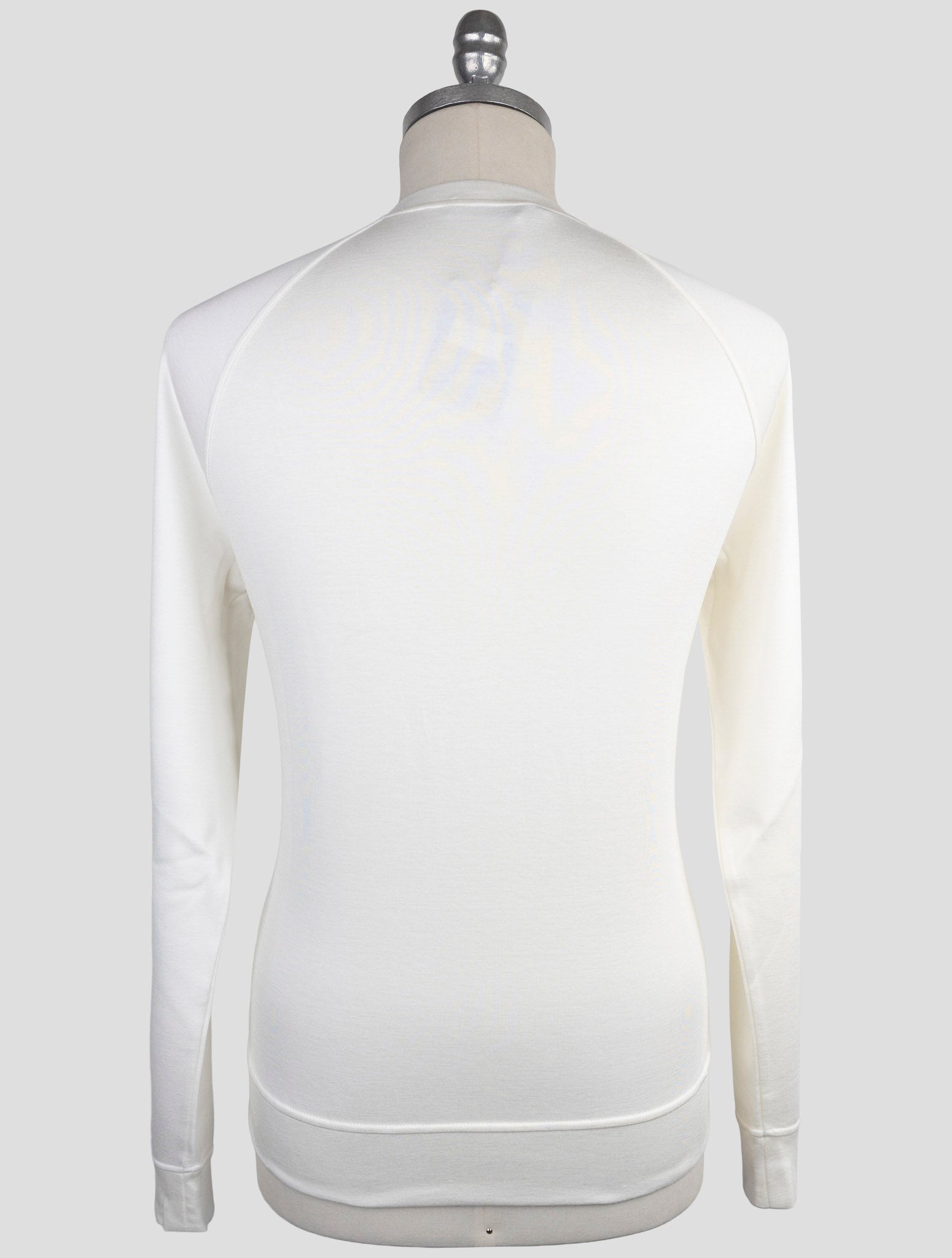 Kiton Knt White Viscose Ea Sweater Crewneck