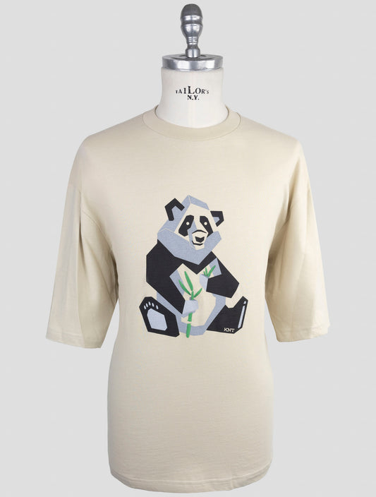 Kiton Knt Beige Cotton Special Edition T-Shirt