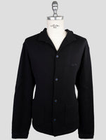 Kiton Knt Blue Wool Cotton Shirt