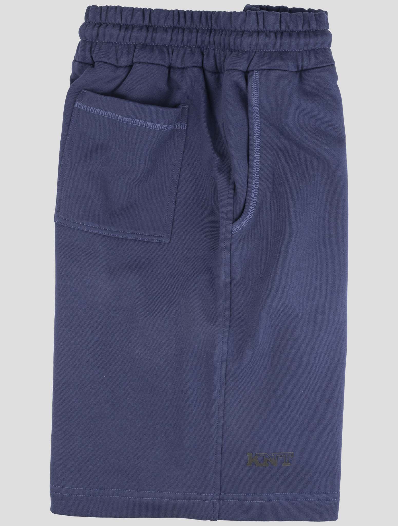 Kiton Knt Blue Cotton Short Pants