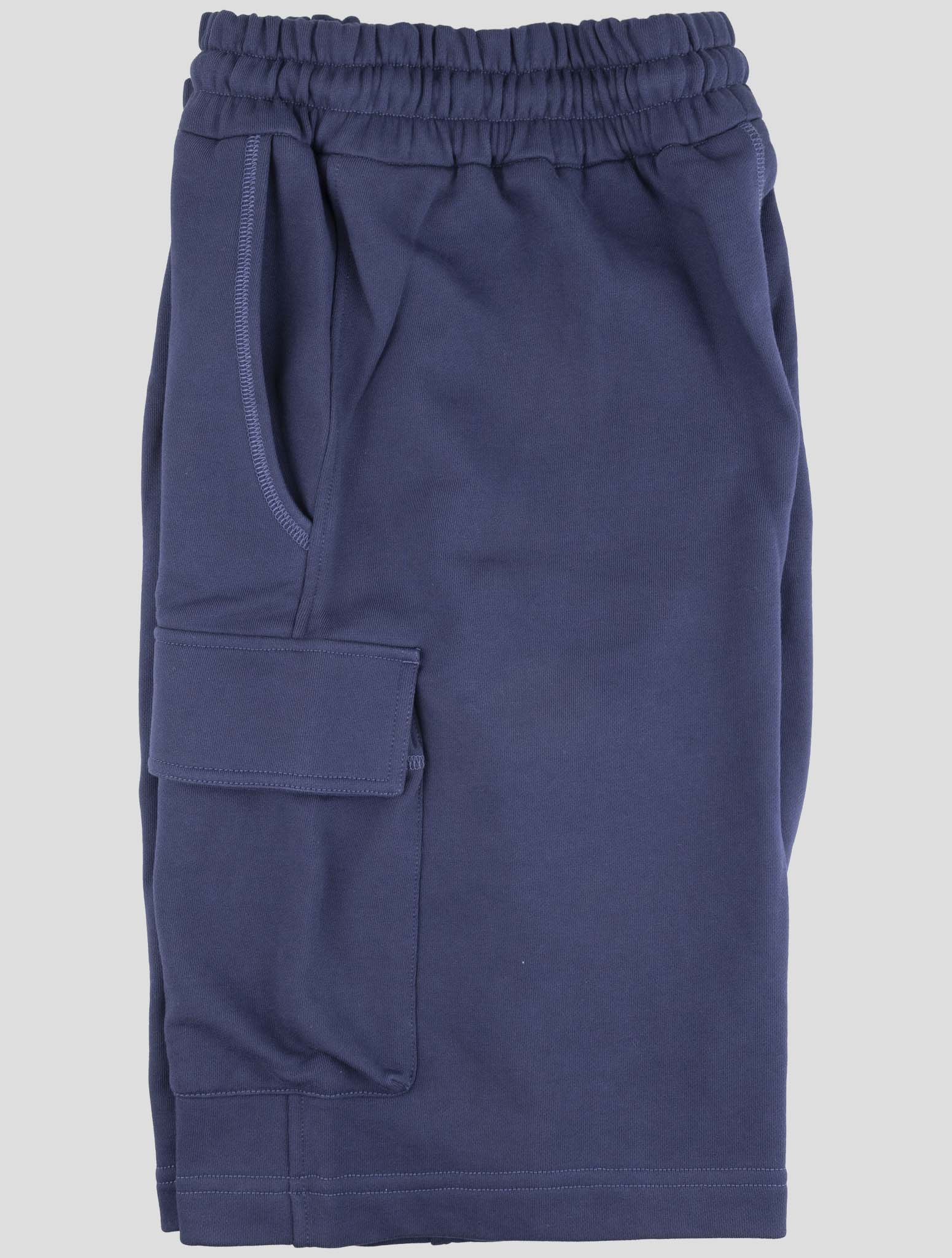 Kiton Knt Blue Cotton Short Pants