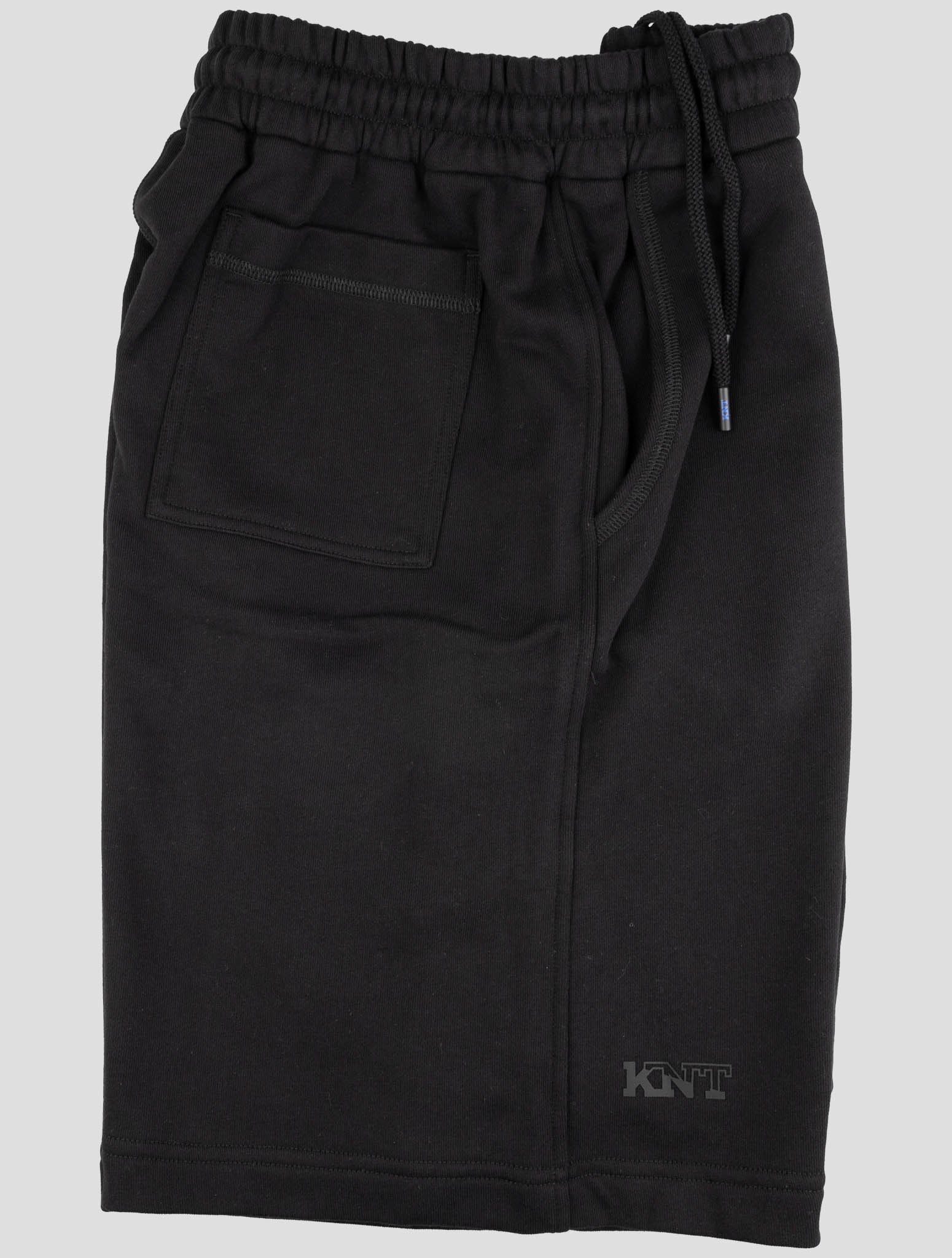 Kiton Knt Black Cotton Short Pants