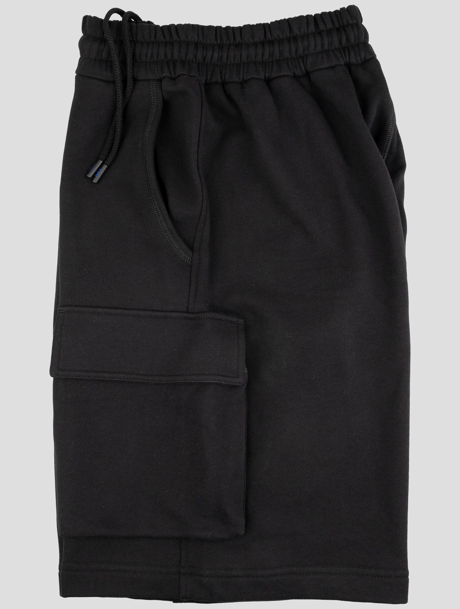 Kiton Knt Black Cotton Short Pants