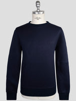 Kiton Knt Blue Viscose Ea Sweater Crewneck