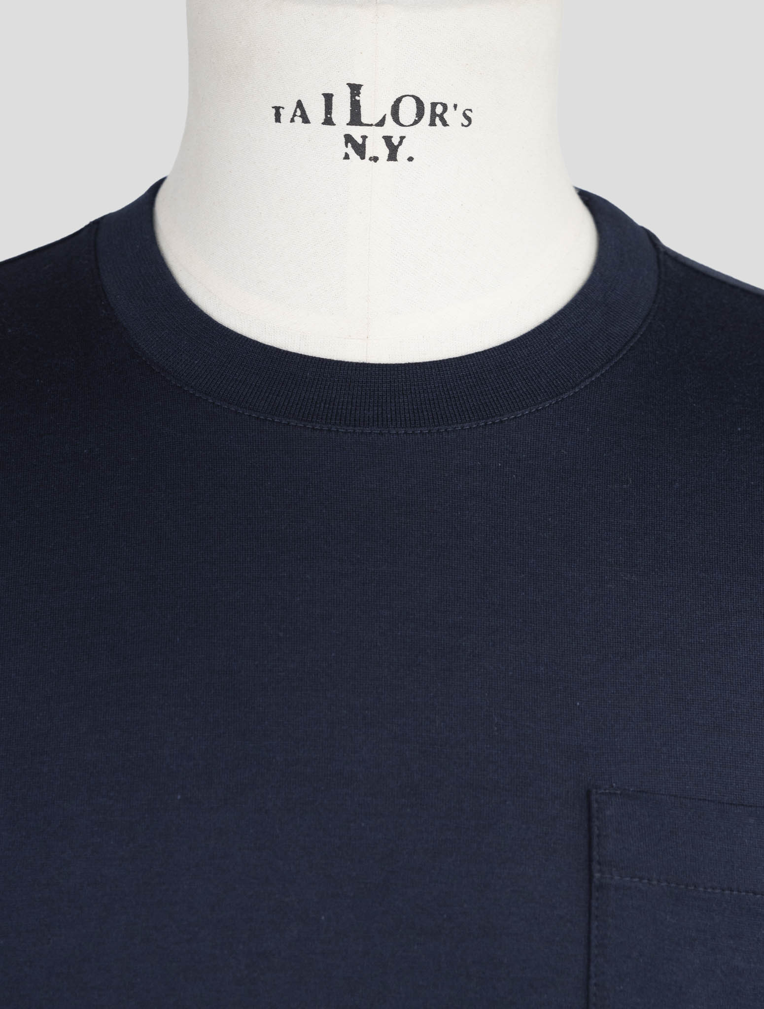 Kiton Knt Blue Cotton T-Shirt
