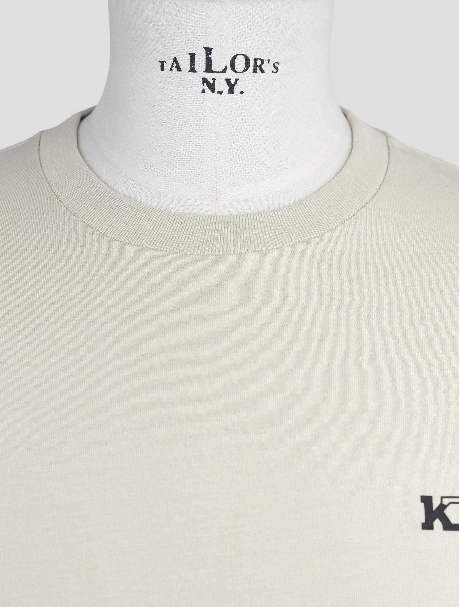 Kiton Knt Beige Cotton T-Shirt