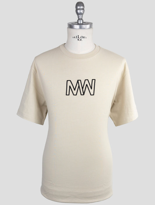 Kiton Knt Beige Cotton T-Shirt