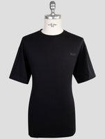 Kiton Knt Black Cotton T-Shirt