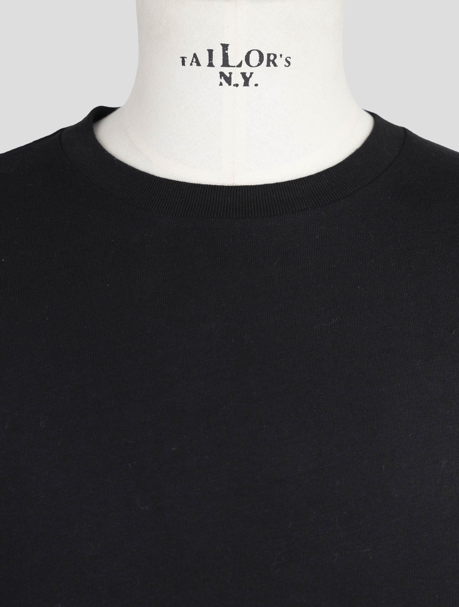 Kiton Knt Black Cotton T-Shirt