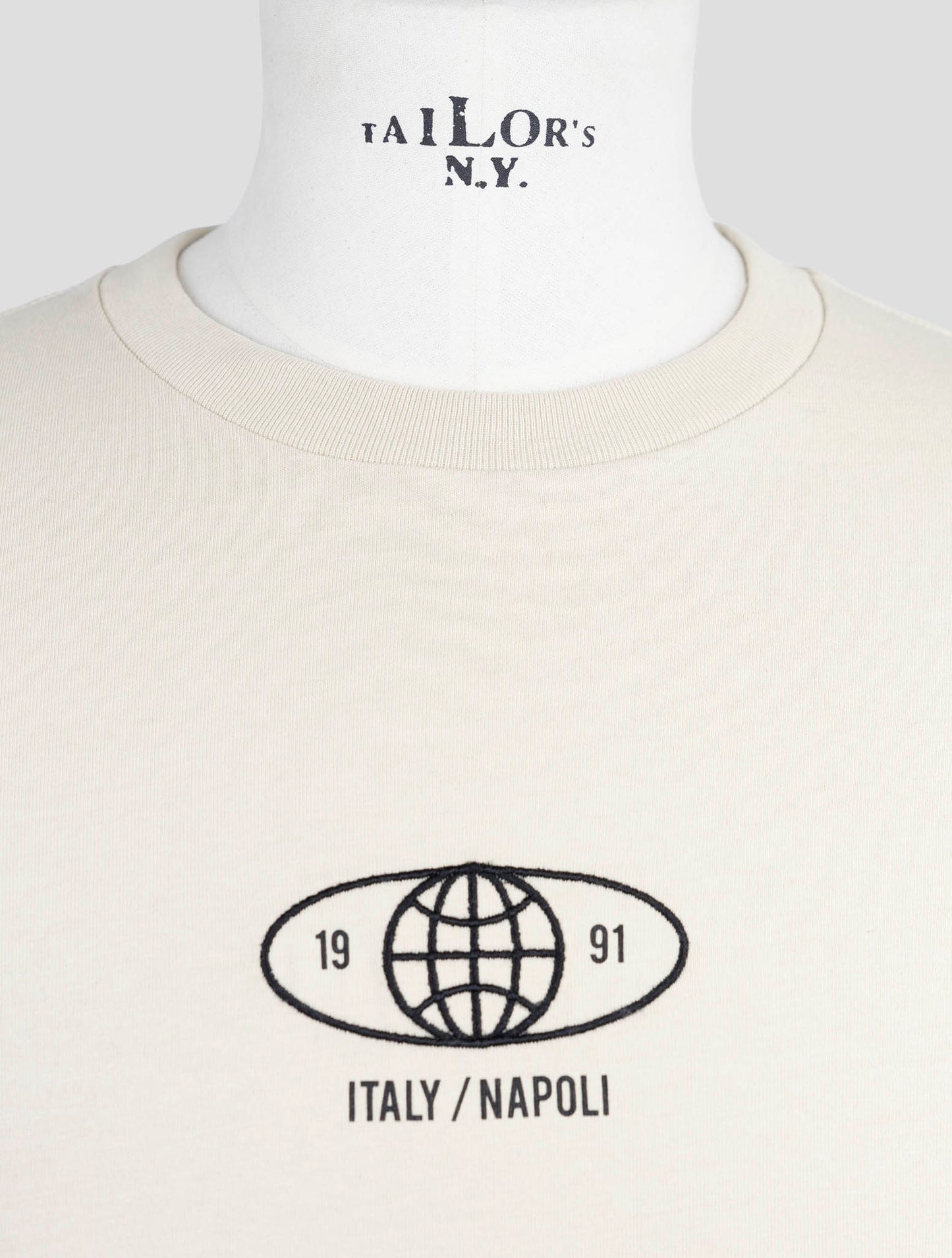 Kiton Knt Beige Cotton T-Shirt