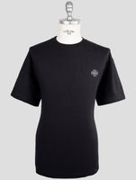 Kiton Knt Black Cotton T-Shirt