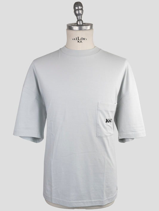 Kiton Knt Gray Cotton T-Shirt