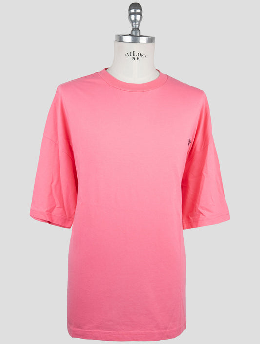 Kiton Knt Pink Cotton T-Shirt