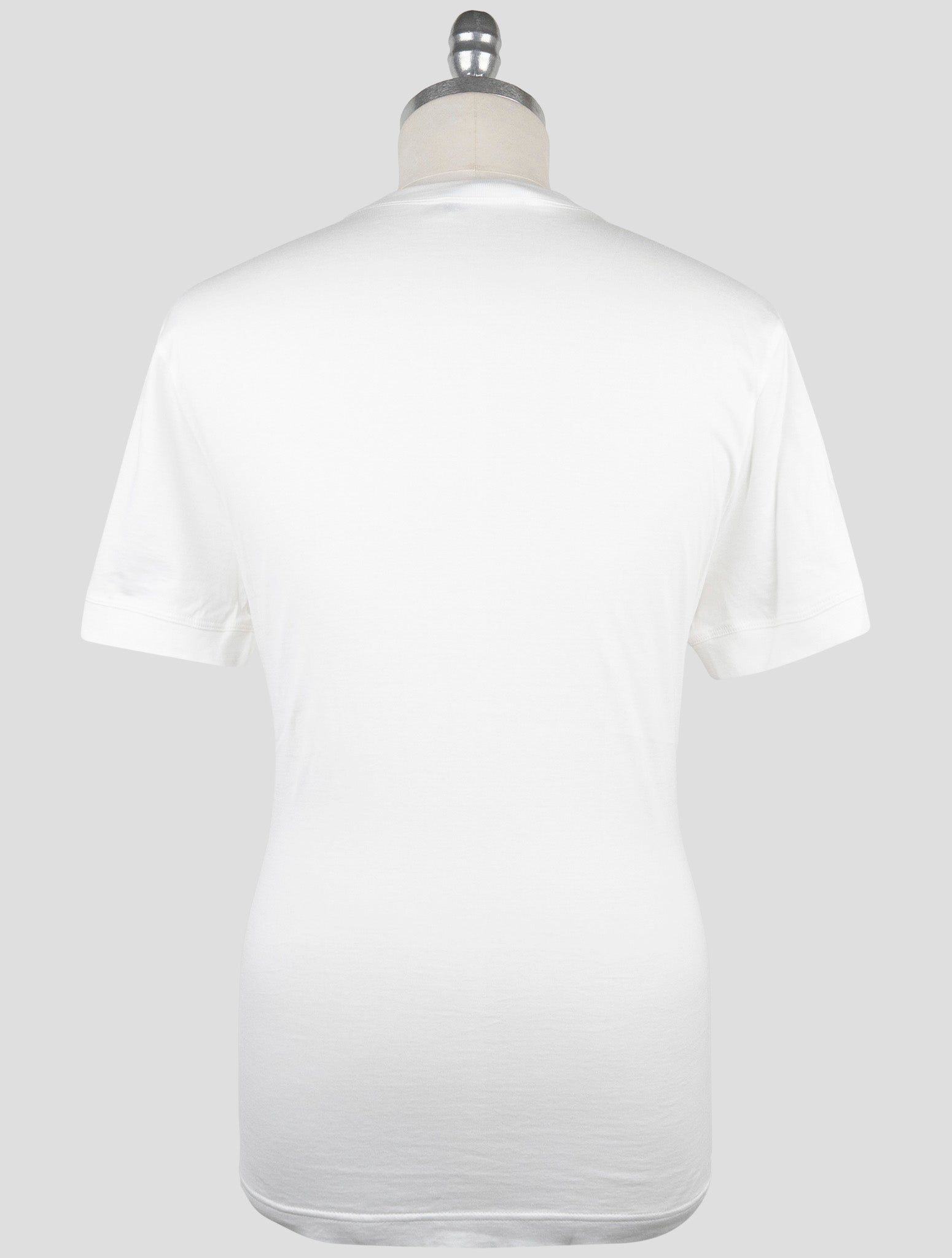 Kiton Knt White Cotton T-Shirt