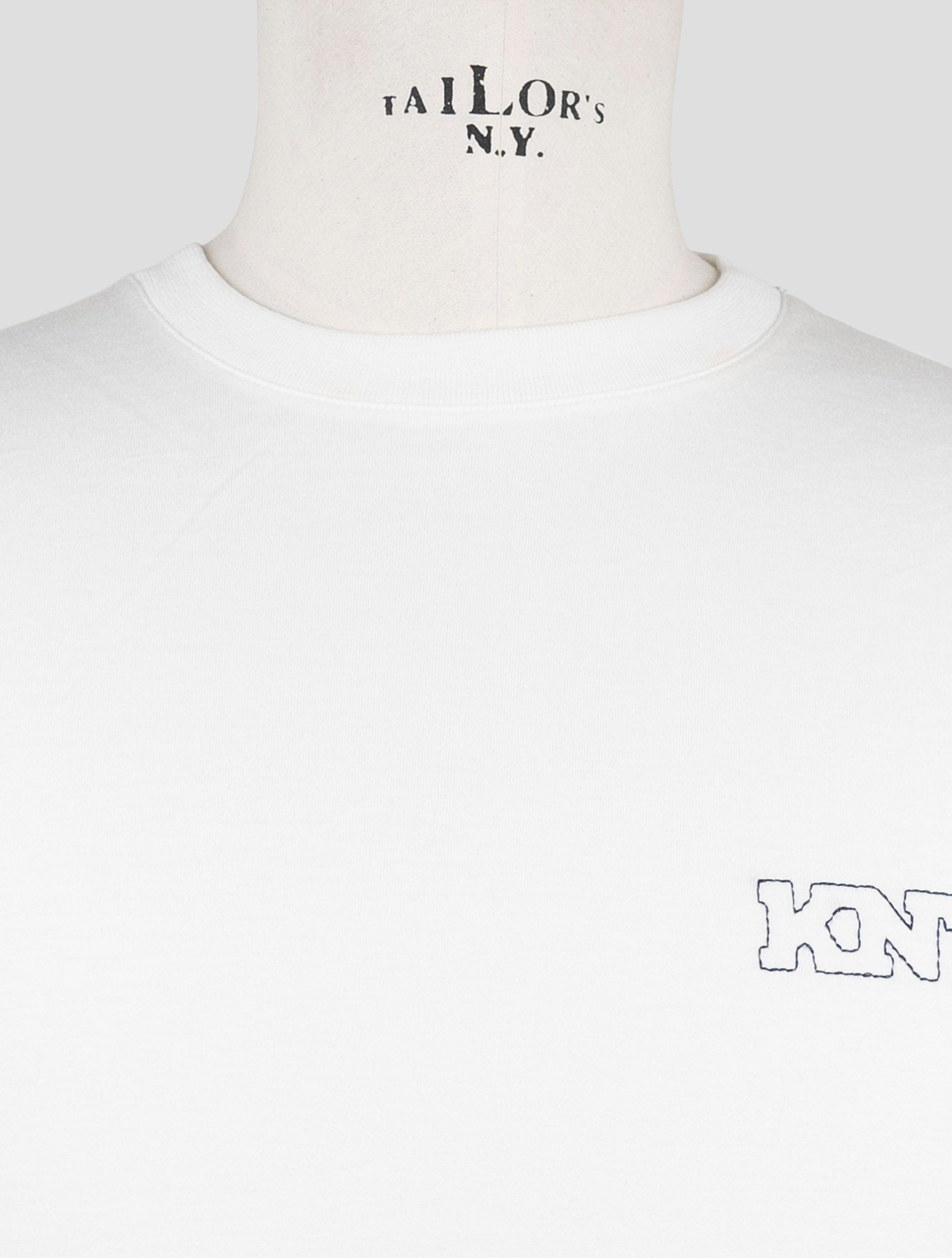 Kiton Knt White Cotton T-Shirt