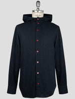 Kiton Blue Cotton Shirt Mariano