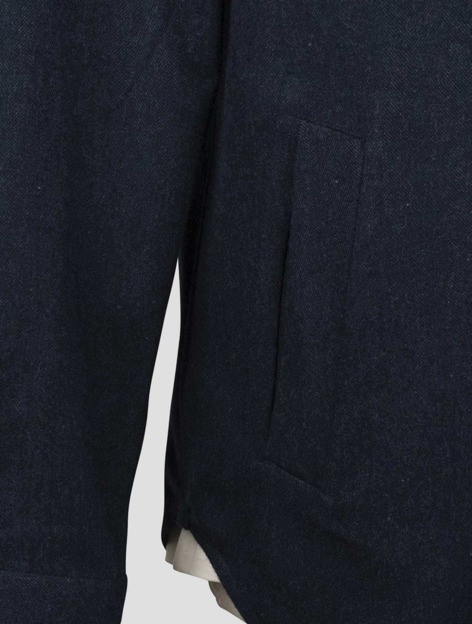 Kiton Blue Cotton Shirt Mariano