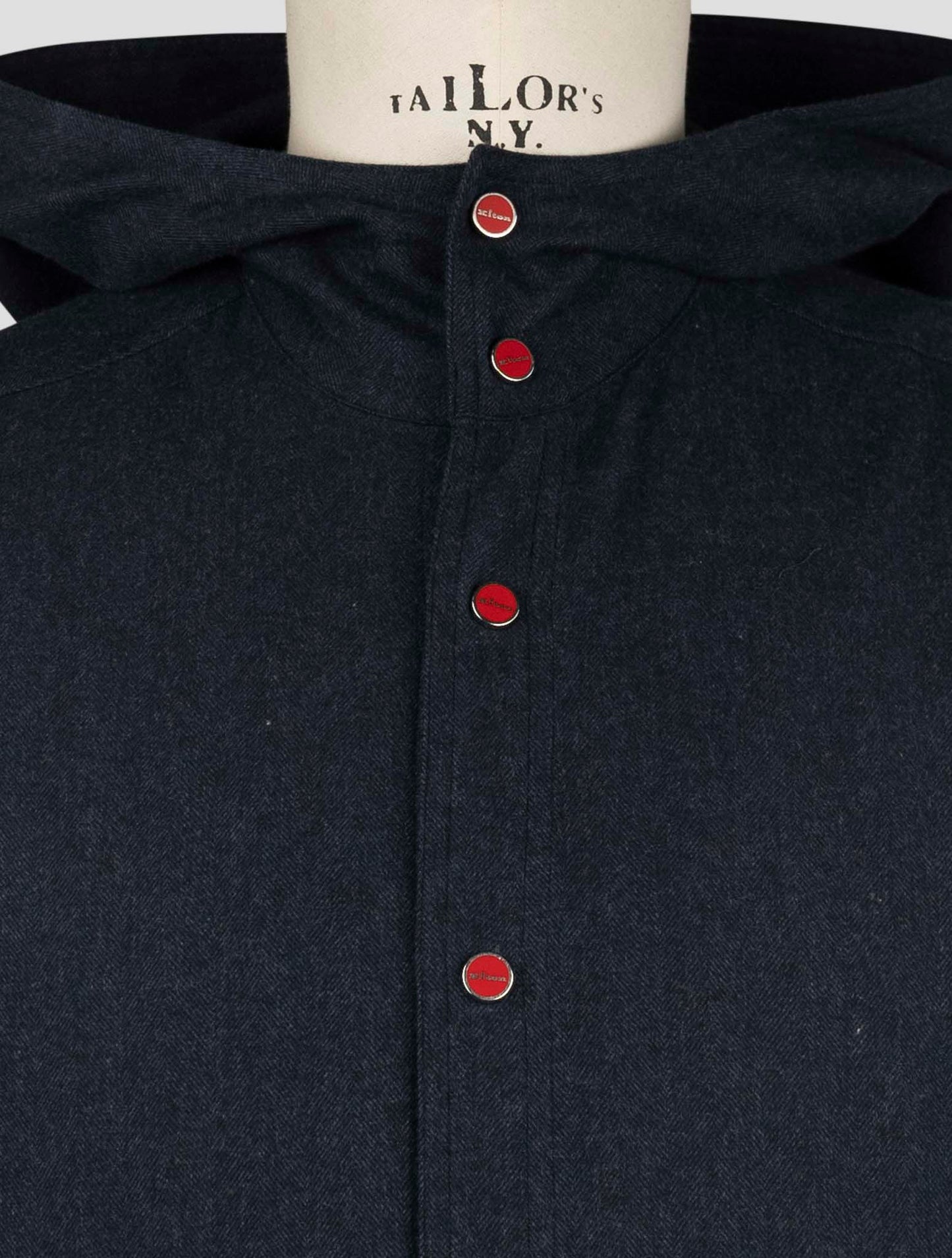Kiton Blue Cotton Shirt Mariano