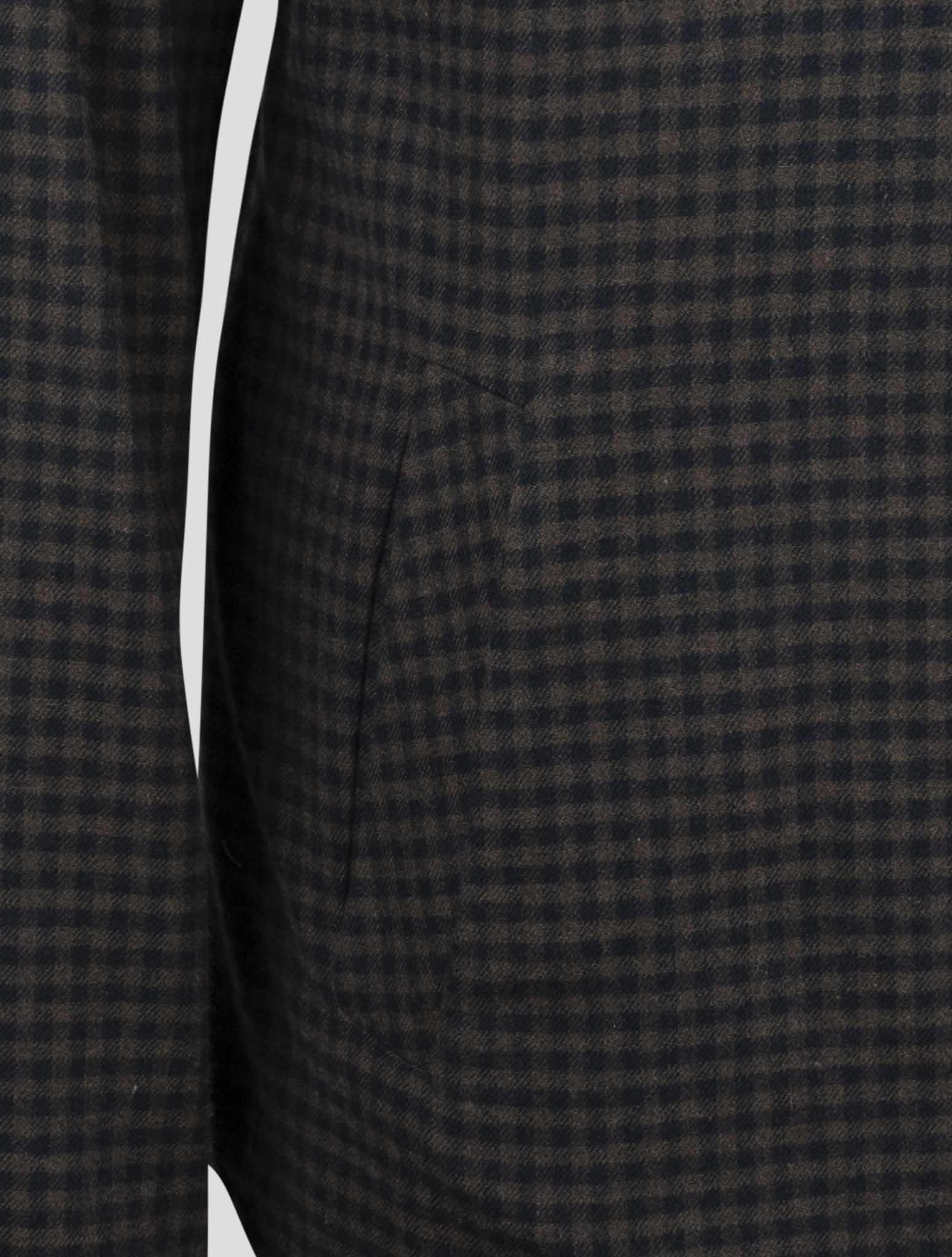 Kiton Brown Cotton Shirt Mariano