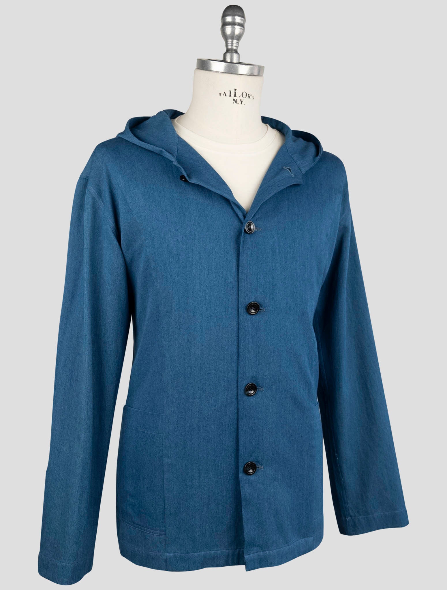 Kiton Denim Cotton Shirt