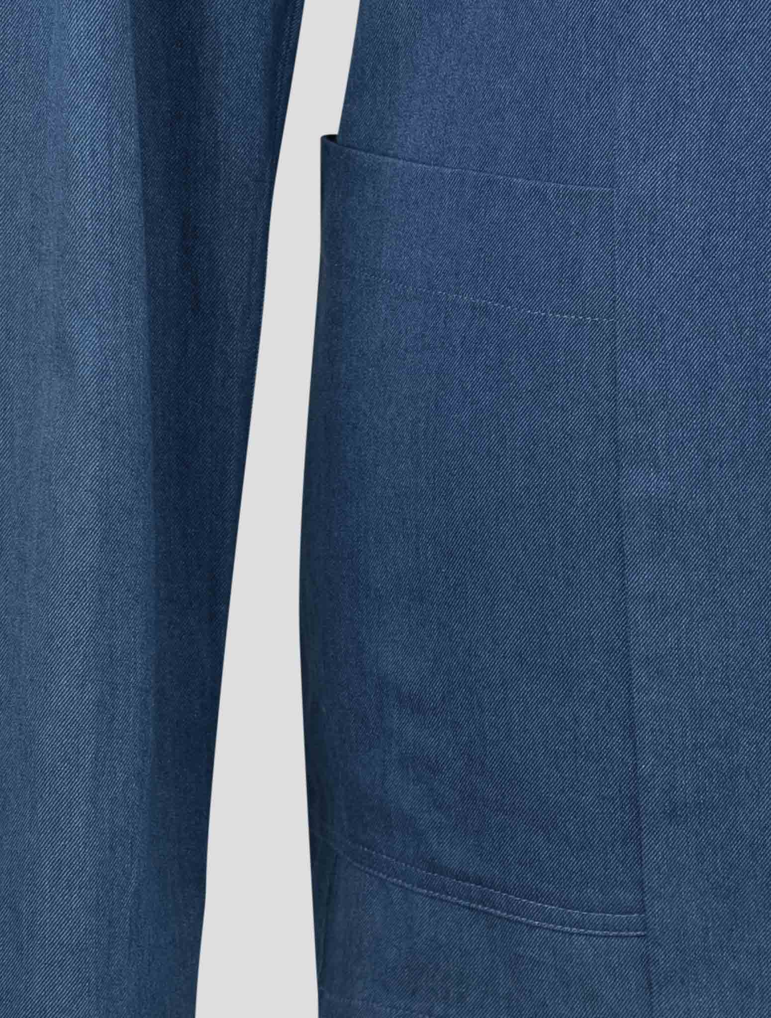 Kiton Denim Cotton Shirt