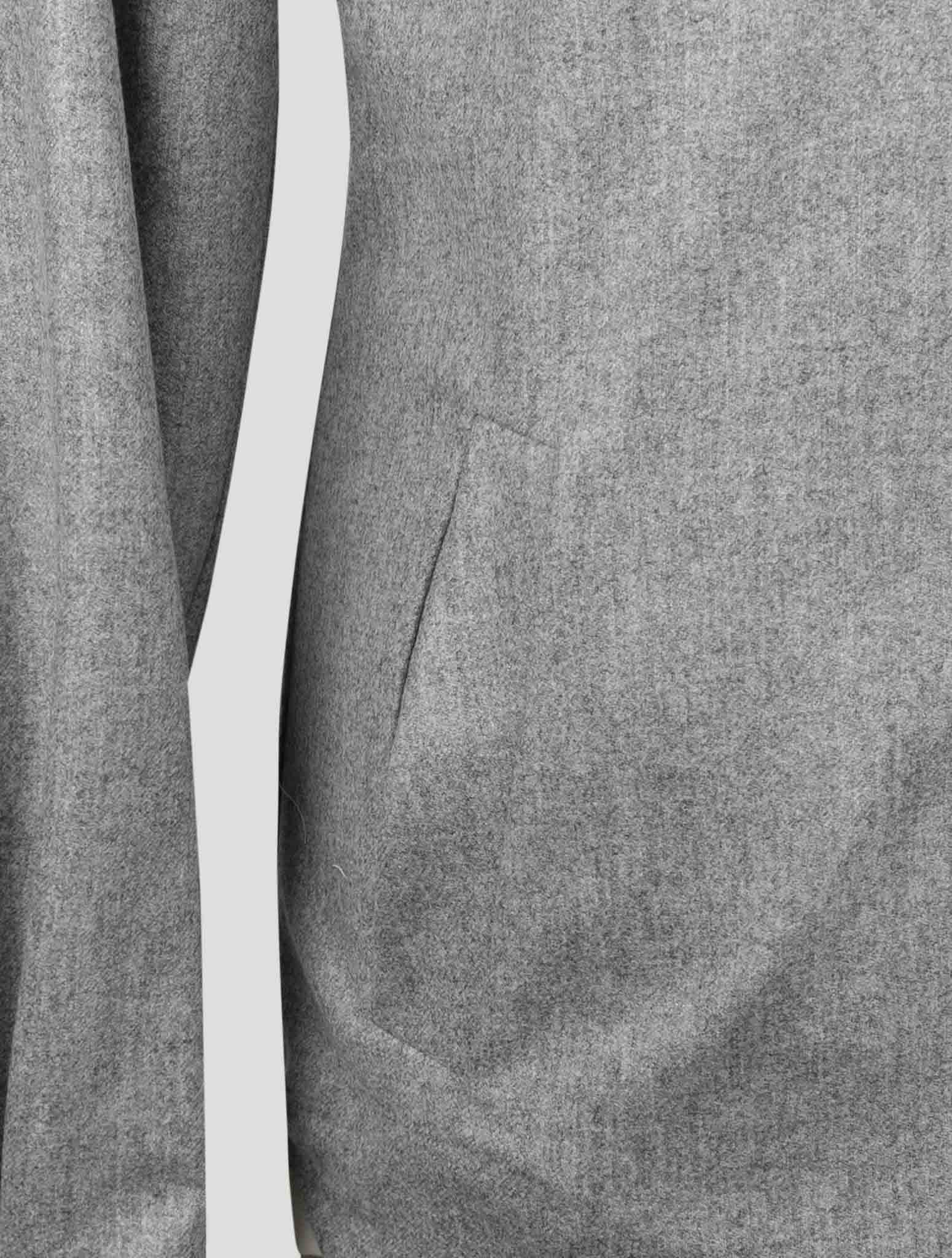 Kiton Gray Virgin Wool Shirt Mariano