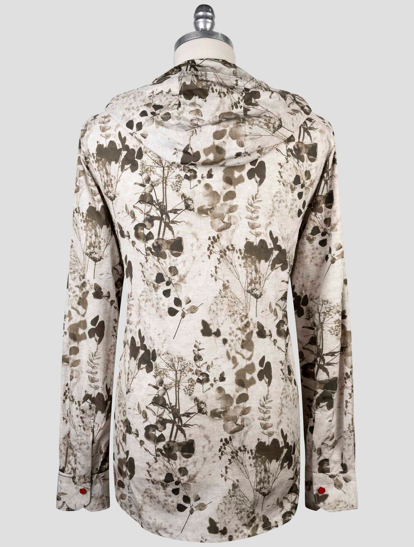 Kiton Green Cotton Shirt Mariano