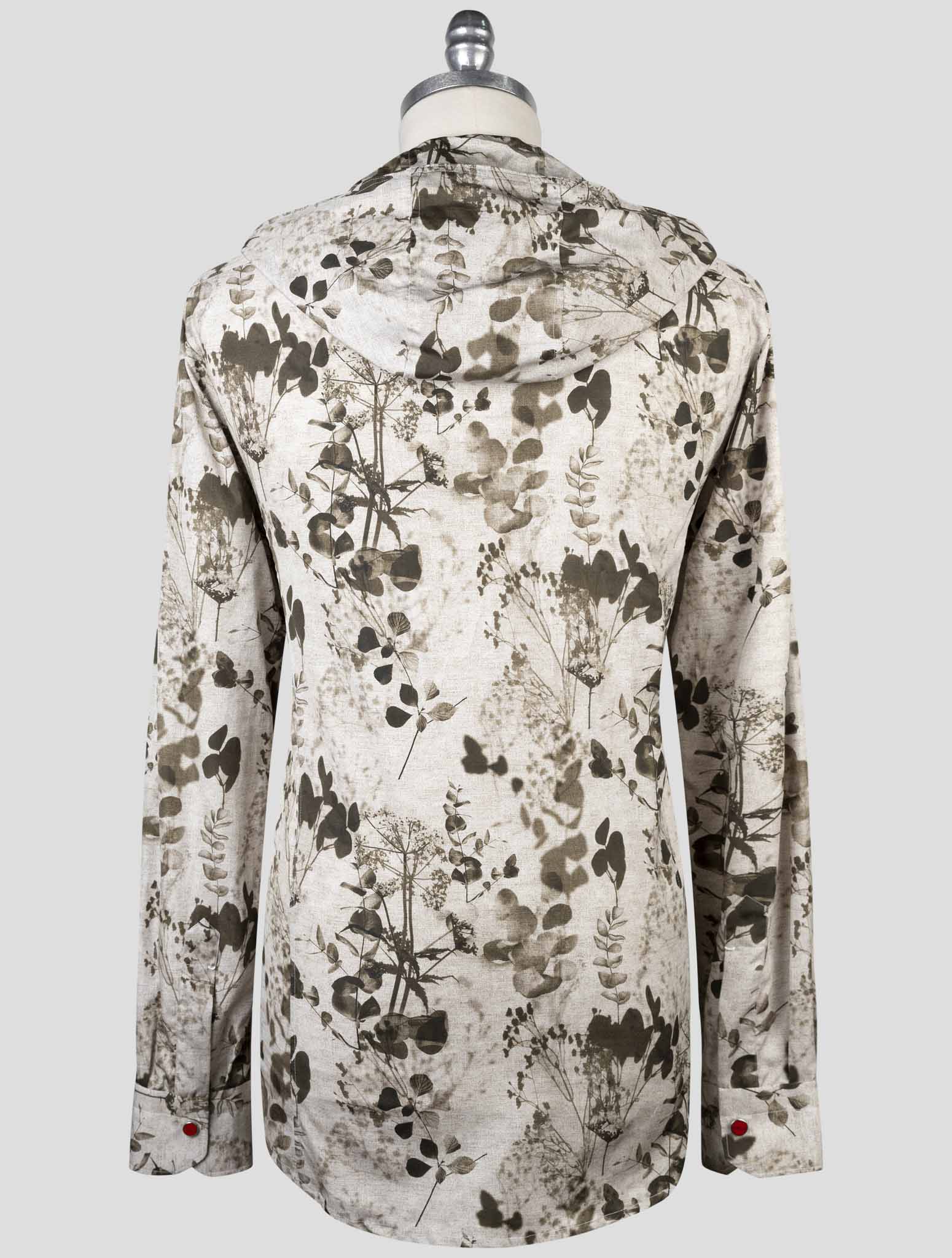 Kiton Green Cotton Shirt Mariano