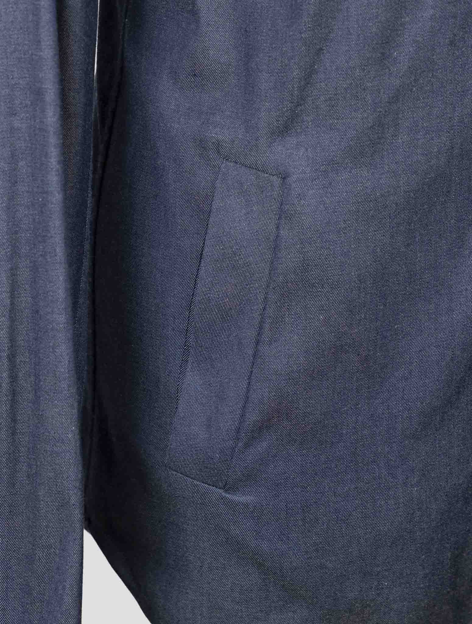 Kiton Blue Cotton Shirt Mariano