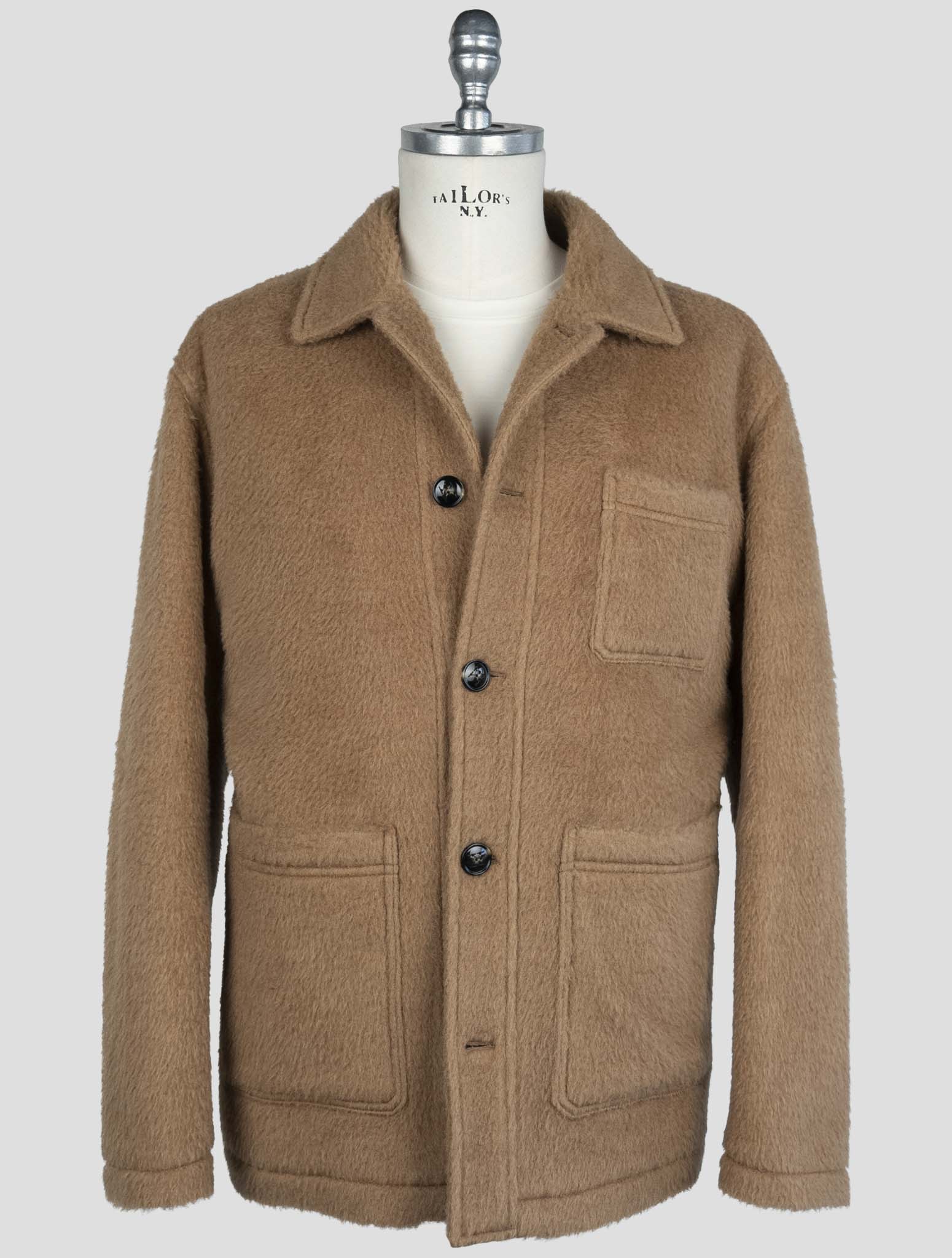 Kiton Brown Camel Coat