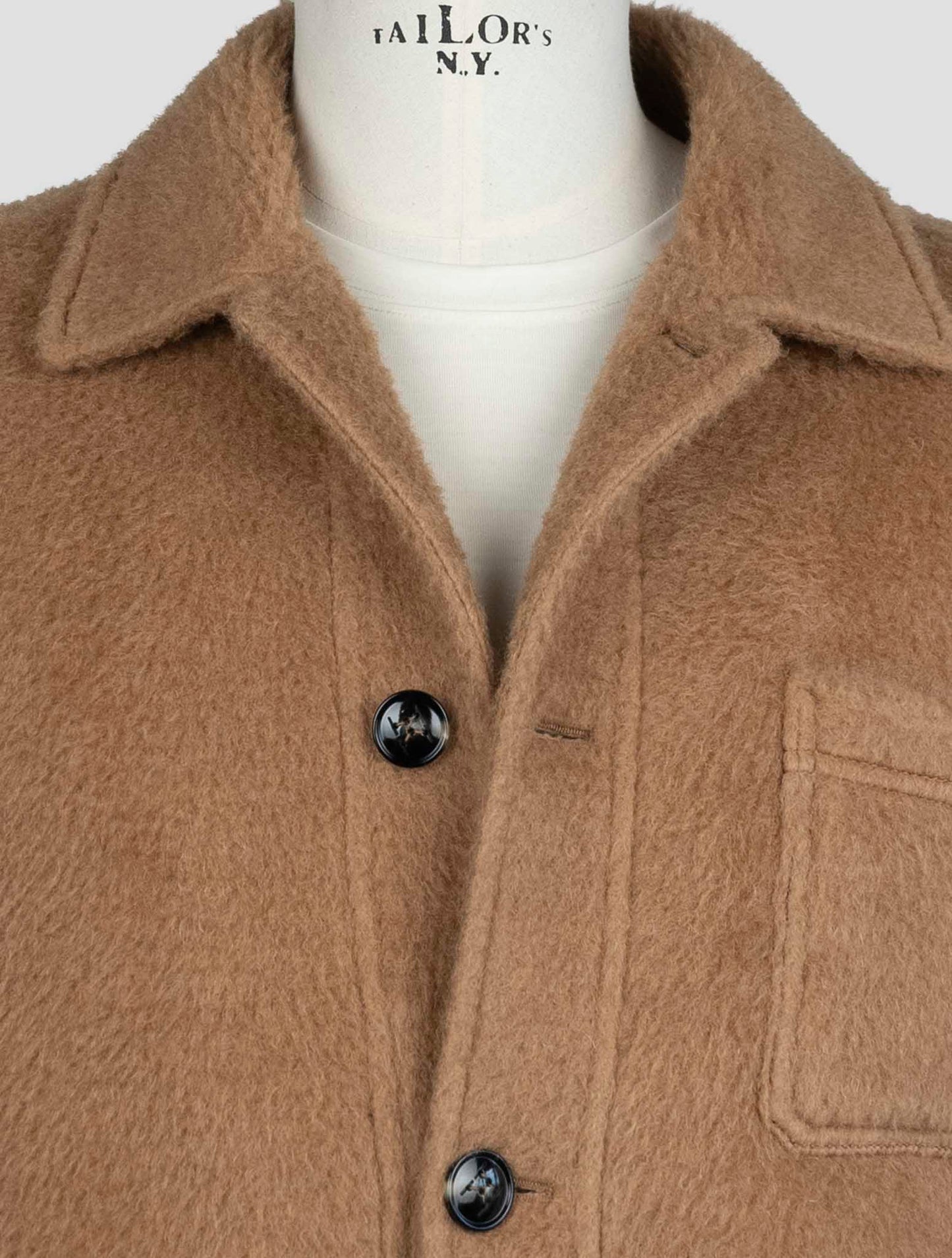 Kiton Brown Camel Coat