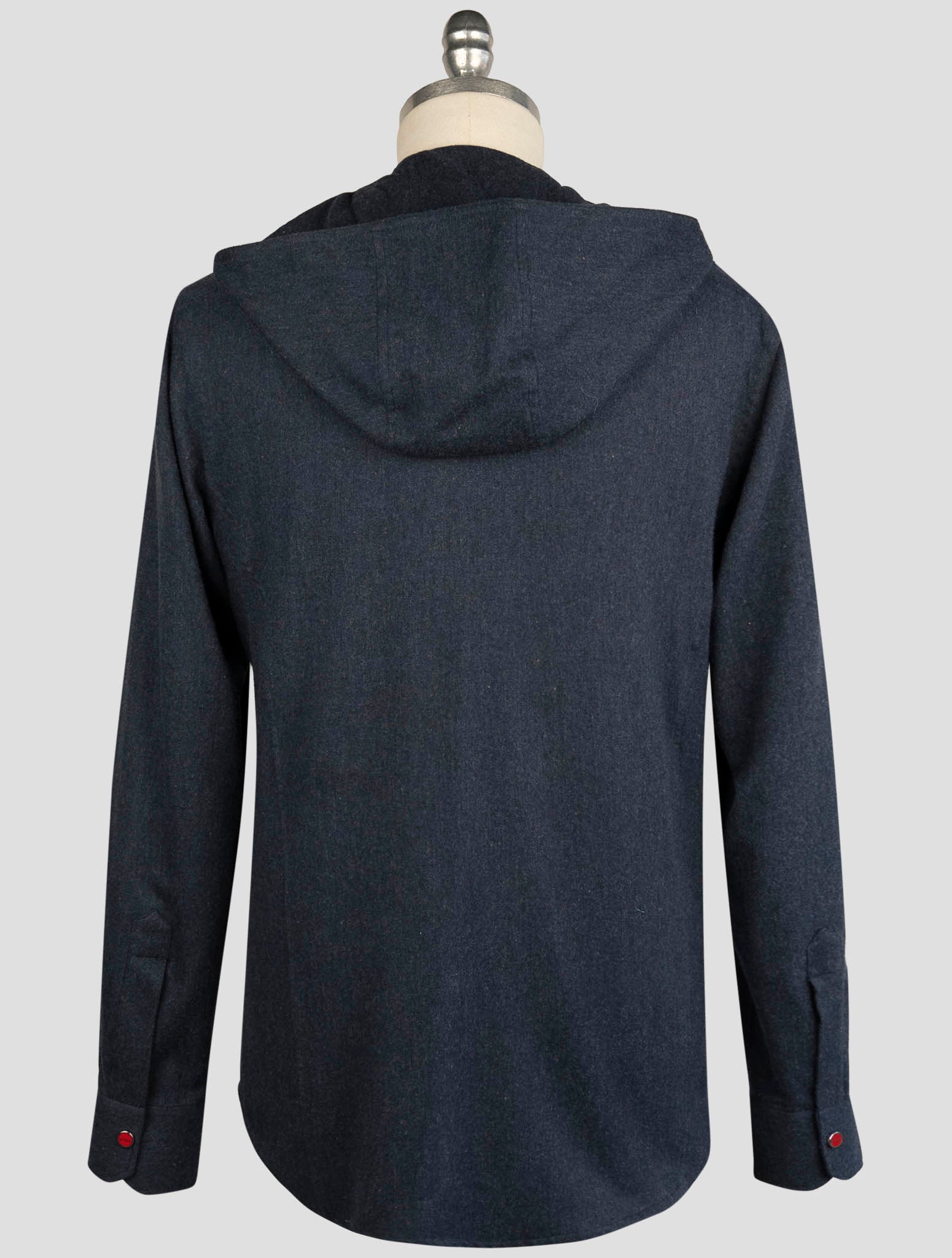 Kiton Blue Cotton Shirt Mariano