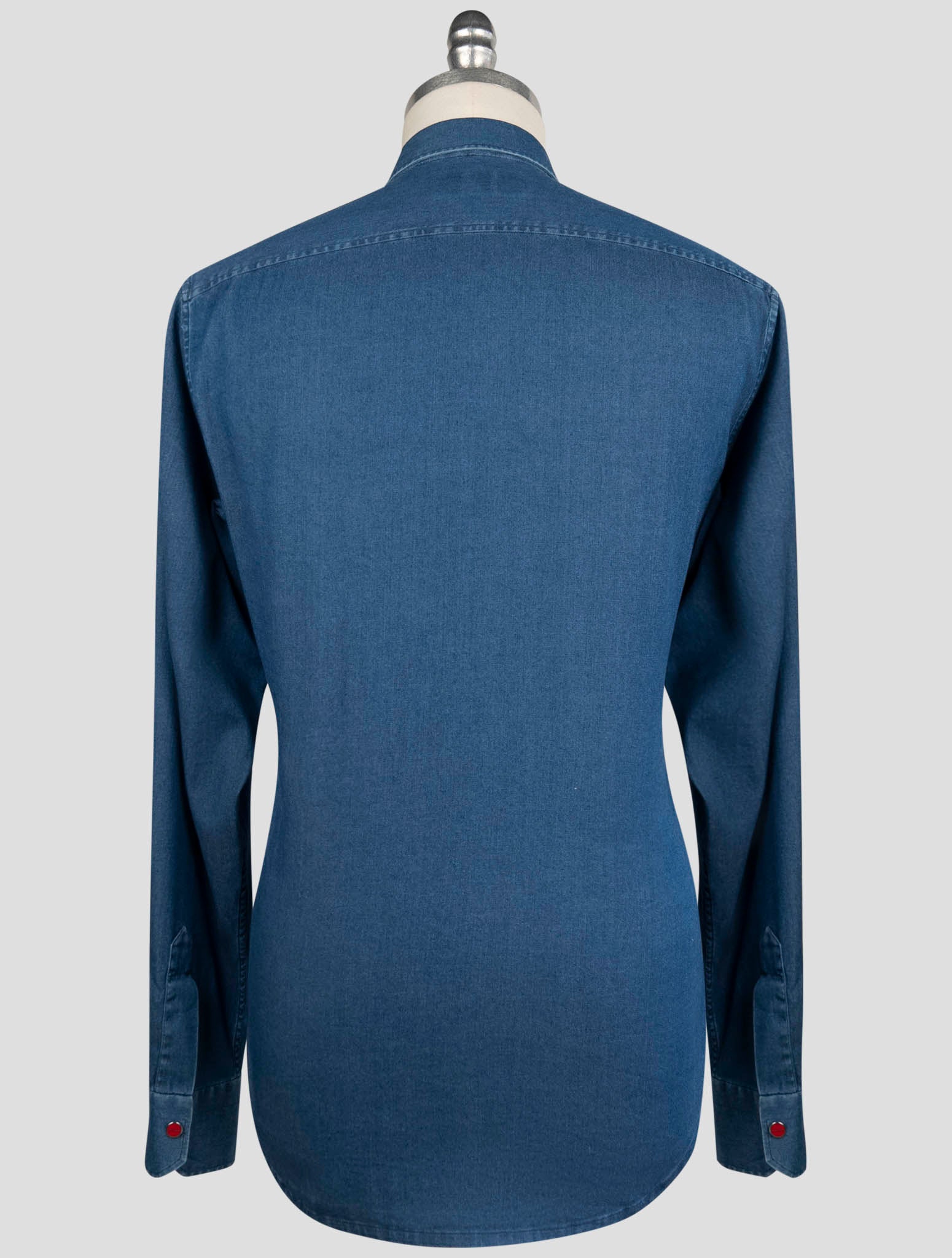 Kiton Blue Cotton Ea Shirt BUBA