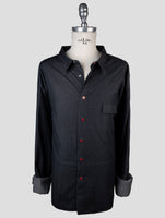 Kiton Gray Cotton Ea Shirt BUBA